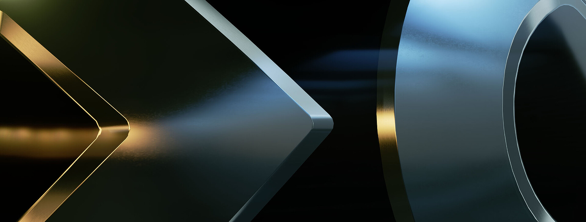 Design badge with environmentally friendly metallization based on chrome and indium